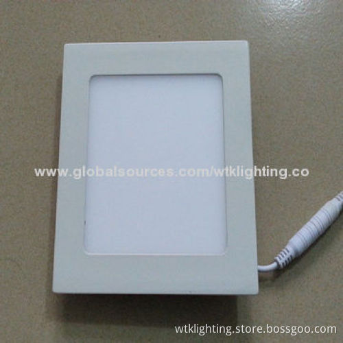 12W Square Super-thin Panel Light, 2835 LED, 85-265V